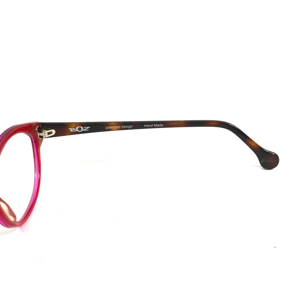BOZ Eyeglasses Frames WOMBAT 8092 Pink Brown Sparkly Glitter 54-15-140